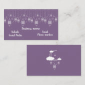 Carte De Visite Conception mystique (Devant / Derrière)