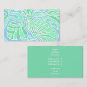 Carte De Visite Conception orientée sous-marine décorative (Devant / Derrière)