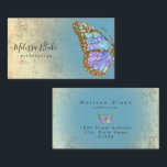 Carte De Visite conception papillon<br><div class="desc">veuillez noter que ceci est un produit imprimé sans VRAI OR FOIL</div>