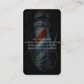 Carte De Visite Conception personnalisée du Modèle de barbier prêt (Dos)