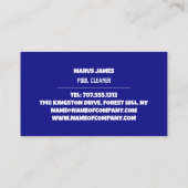 Carte De Visite Conception Piscine, Nettoyage Piscine (Dos)