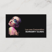 Carte De Visite Conception Polygonale, Chirurgien Plastique, Chiru (Devant)