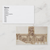 Carte De Visite Conception pour les murs de plafond et l'escalier (Devant / Derrière)