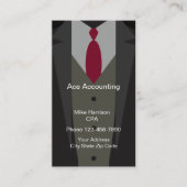 Carte De Visite Conception professionnelle de comptable (Devant)