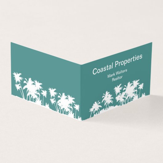 Carte De Visite Conception professionnelle de palmiers (Extérieur)