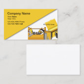 Carte De Visite Conception professionnelle de peintre (Devant / Derrière)