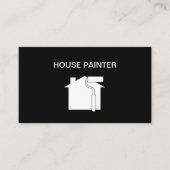 Carte De Visite Conception simple de peintre de Chambre (Devant)