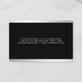 Carte De Visite Conception simple et professionnelle Conception él (Dos)