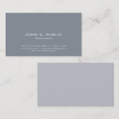 Carte De Visite Conception simple Professionnel Moderne Minimalist (Devant / Derrière)