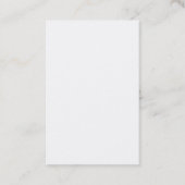 Carte De Visite Conception Simple Professionnelle Élégante Luxueus (Dos)