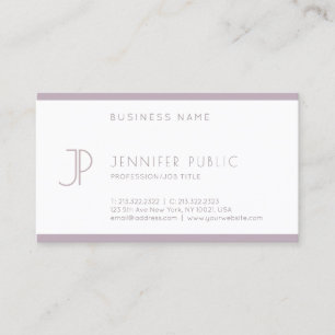 Carte De Visite Conception sophistiquée et minimaliste tendance