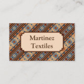 Carte De Visite Conception sud-ouest Adobe Grey Brown Tribal Motif (Devant)