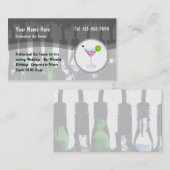 Carte De Visite Conception unique de barman indépendant (Devant / Derrière)