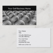 Carte De Visite Conception unique de golf chic (Devant / Derrière)