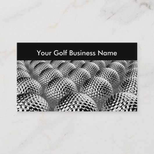Carte De Visite Conception unique de golf classe (Devant)