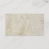 Carte De Visite Conception Unique De Mur De Pierre De Charme (Dos)