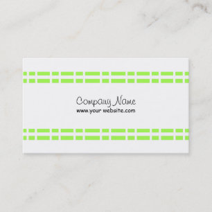 Carte De Visite Conception verte moderne