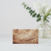 Carte De Visite Conceptions de bois rustique Charpentier Menuisier (Debout devant)