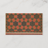 Carte De Visite Conceptions décoratives arabes, 'd'art arabe comme (Dos)