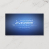 carte de visite conceptuel de technologie de (Dos)