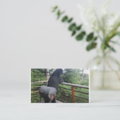 Carte De Visite Concernez les vacances (Debout devant)