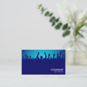 Carte De Visite Concert - Dk Blue & Cyan (Debout devant)