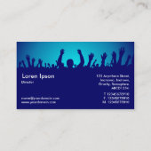 Carte De Visite Concert - Dk Blue & Cyan (Dos)