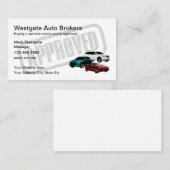 Carte De Visite Concessionnaire automobile (Devant / Derrière)