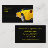 Carte De Visite Concessionnaire automobile (Devant / Derrière)