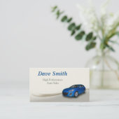 Carte De Visite Concessionnaire automobile (Debout devant)