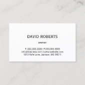 Carte De Visite Concessionnaire automobile Auto Repair Professiona (Dos)