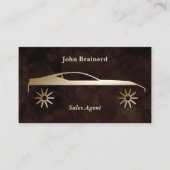 Carte De Visite Concessionnaire Automobile Code QR Velvet Chocolat (Devant)
