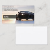 Carte De Visite Concessionnaire automobile de Supercar (Devant / Derrière)