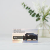 Carte De Visite Concessionnaire automobile de Supercar (Debout devant)