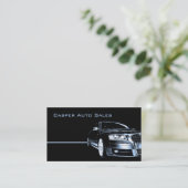 Carte De Visite Concessionnaire automobile d'occasion (Debout devant)