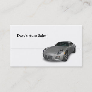 Carte De Visite Concessionnaire automobile d'occasion