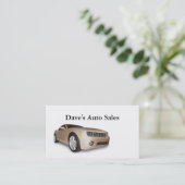 Carte De Visite Concessionnaire automobile d'occasion (Debout devant)