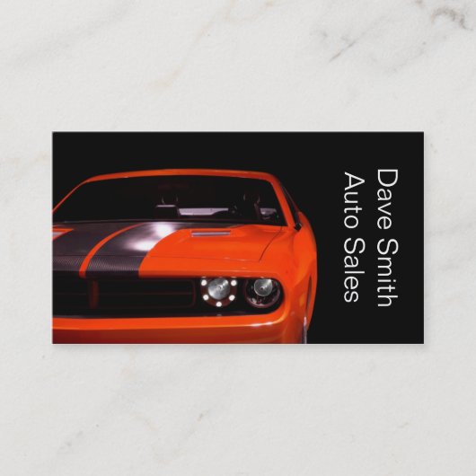 Carte De Visite Concessionnaire automobile d'occasion (Devant)