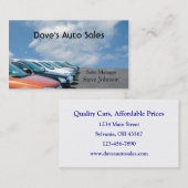 Carte De Visite Concessionnaire automobile d'occasion (Devant / Derrière)