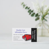 Carte De Visite Concessionnaire automobile d'occasion (Debout devant)