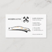 Carte De Visite Concessionnaire automobile | Maintenance automatiq (Devant)