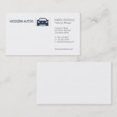 Carte De Visite Concessionnaire automobile | Maintenance automatiq (Devant / Derrière)