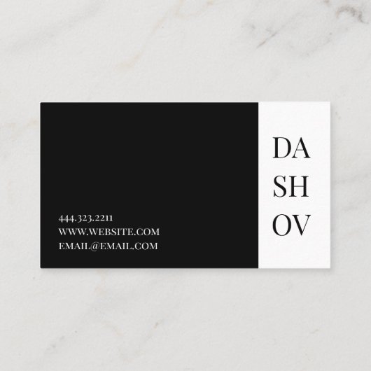 Carte De Visite Concessionnaire automobile moderne Auto Vente Répa (Dos)