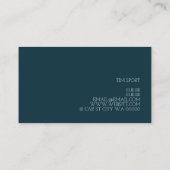 Carte De Visite Concessionnaire automobile moderne, concessionnair (Dos)