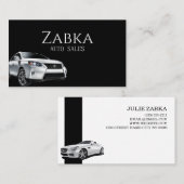 Carte De Visite Concessionnaire de vente automobile (Devant / Derrière)