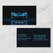 Carte De Visite Concessionnaire de voitures de sport (Devant / Derrière)
