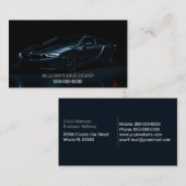 Carte De Visite Concessionnaire de voitures de sport (Devant / Derrière)