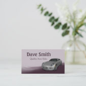 Carte De Visite Concessionnaire et service de voitures d'occasion (Debout devant)