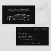 Carte De Visite Concessionnaire professionnel moderne vente automa (Devant / Derrière)