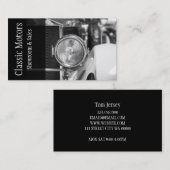 Carte De Visite Concessionnaires automobiles classiques (Devant / Derrière)